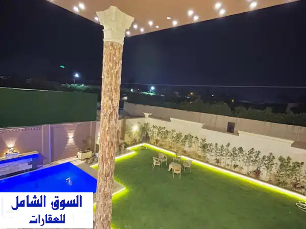 فيلا للإيجار بالفرش كنج مريوط تشطيب الترا لوكس...