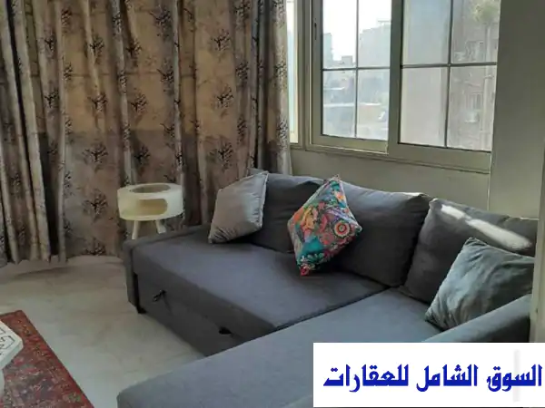 استوديو مفروش فاخر ببلكونة في قلب الدقي - إطلالة...