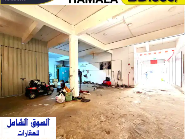 ورشة عمل/مستودع للإيجار في الهملة - 350 دينار بحريني فقط!  مساحة 200 متر مربع