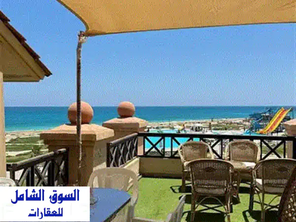 شاليه أرضي فاخر بحديقة خاصة وإطلالة خلابة على اللاجون في جيفيرا - رأس الحكمة