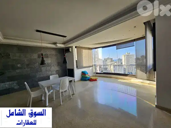 شقة أنطلياس شبه مفروشة ٣ غرف نوم - مساحة واسعة...
