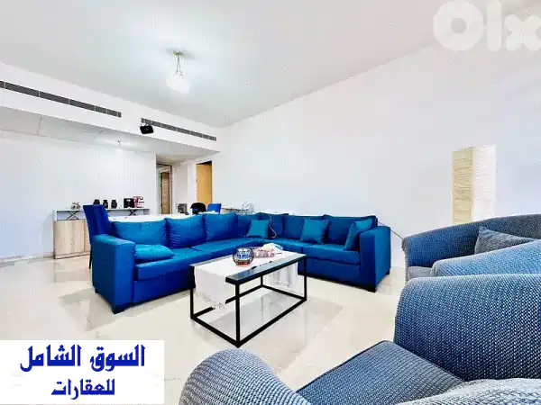 شقة مفروشة للايجار في قلب راس بيروت - مساحة واسعة...