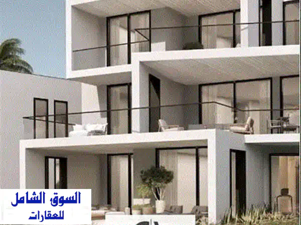 شاليه فاخر 65م² مطل على لاجون سيشور هايد بارك - تقسيط حتى 8 سنوات!