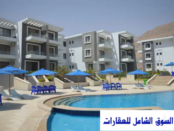 شاليه فاخر على البحر في هيلز السخنة - استلام...
