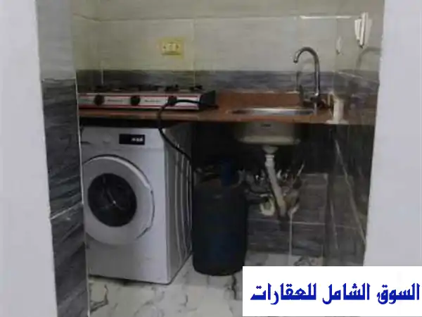 ستوديو مفروش فاخر للإيجار في قلب 6 أكتوبر - حيّ الأول أمام جامعة MSA!