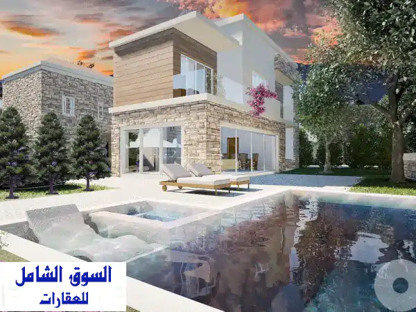 فيلا حديثة للبيع في البترون بإطلالة بحرية...