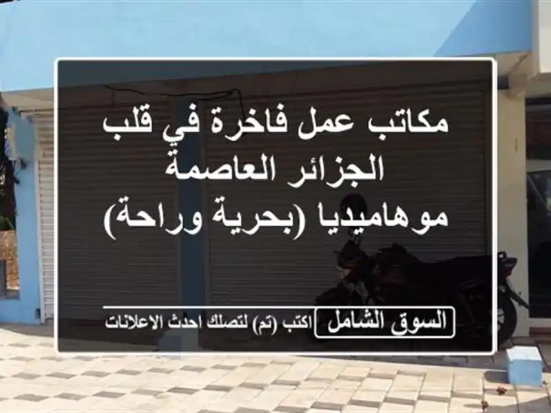 مكاتب عمل فاخرة في قلب الجزائر العاصمة -...