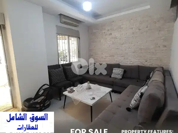 شقة للبيع في بلونة كسروان -  شقة مُجددة بالكامل مع...
