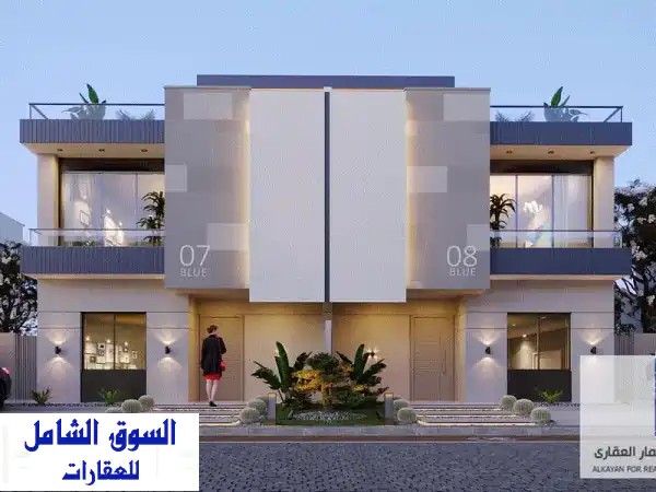 خصم هائل! امتلك تاون هاوس فاخر بحديقة 90م² في هافري...