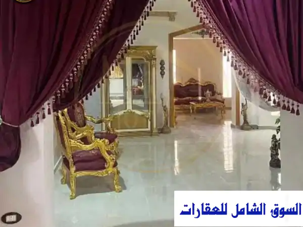 فيلا دوبلكس فاخرة للإيجار المفروش في قلب الكينج مريوط - بحري أمام استاد برج العرب!