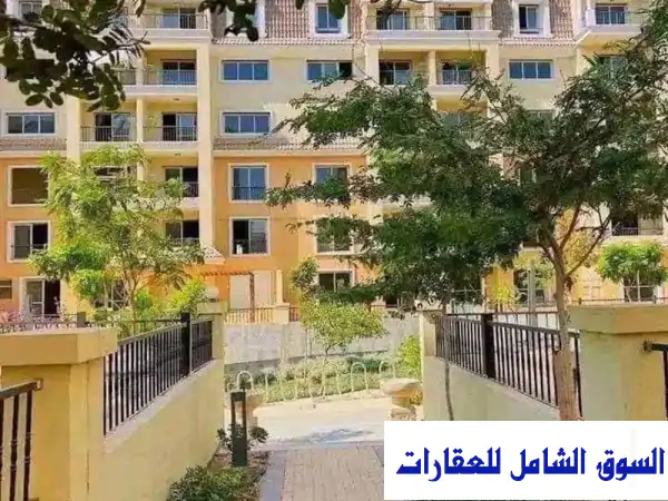 شقة مميزة للبيع في كمبوند Sarai مساحة 112 متر بالتقسيط...