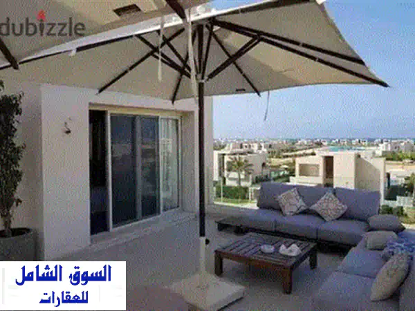 شاليه بحري فاخر للبيع في سيدي عبد الرحمن - الساحل الشمالي | فرصة استثمارية مميزة