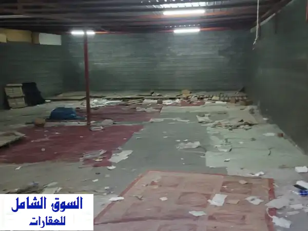 متجر للتخزين - مساحة 220 متر في سند - 280 دينار فقط!
