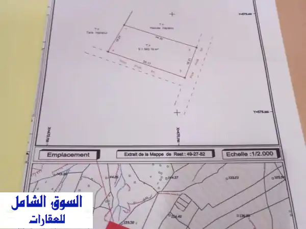 ارض محفظة للبيع في منار البحراواين - طنجة |...