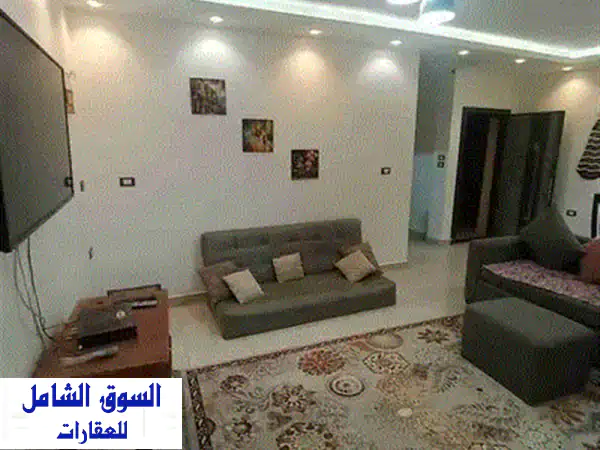 ✨ فرصة ذهبية! ستوديو فاخر 100م (مفروش بالكامل) تصميم غرفتين أرضي للإيجار | الشيخ زايد - كمبوند حدائق الكونتننتال | سعر مميز جداً!