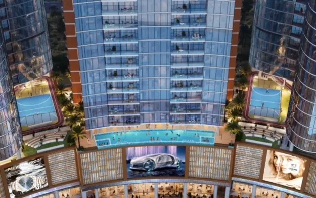 للبيع شقة غرفتين وصالة - اوركيد عجمان وحدة سكنية رقم الوحدة C2 - 807 النوع Two Bedroom الم
