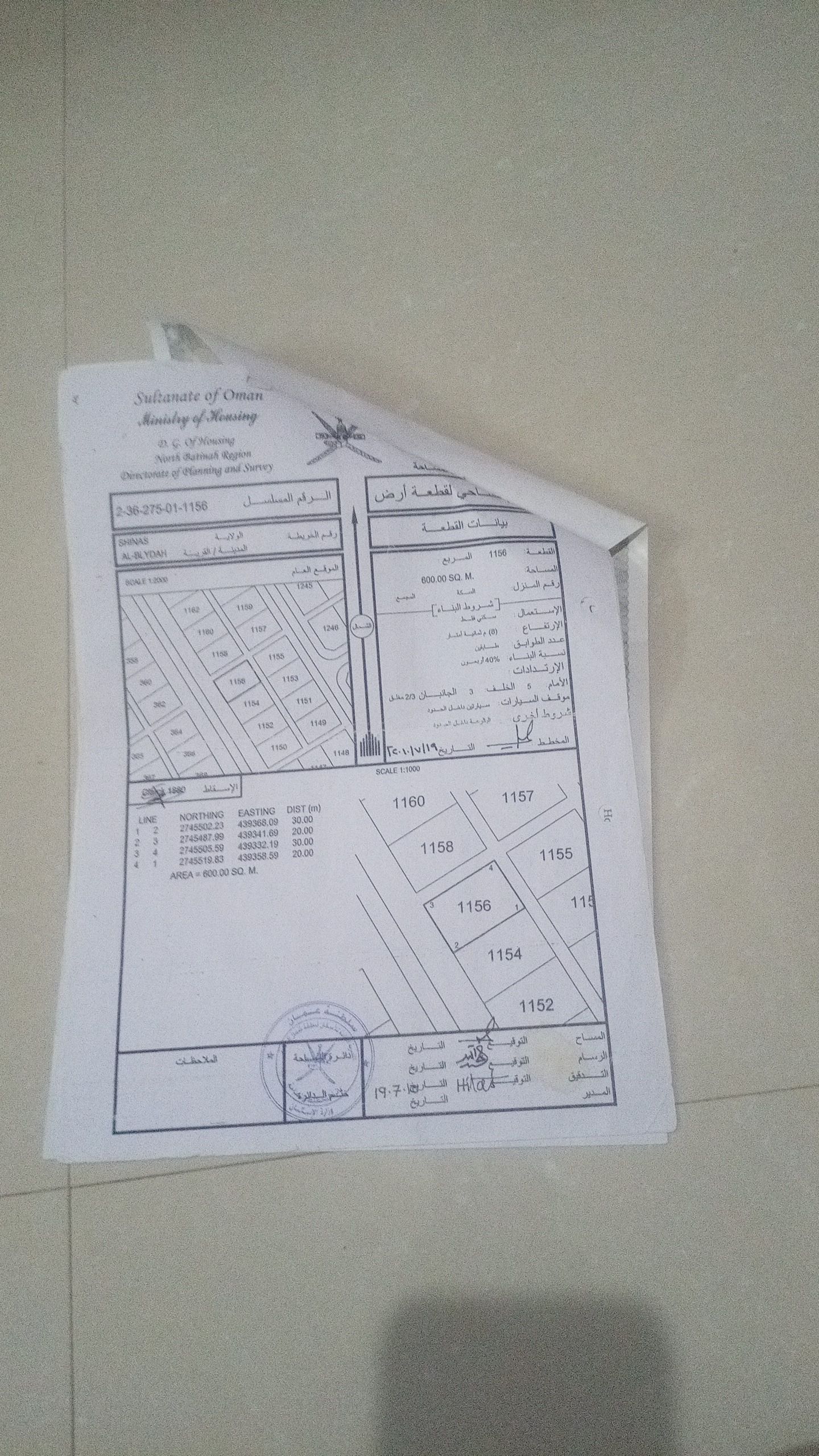 اراضي للبيع في شناص