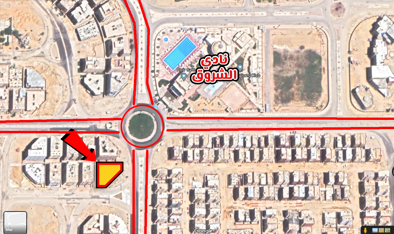 شقة 222م ناصية فيو حديقة بالتقسيط لـ 5 سنوات