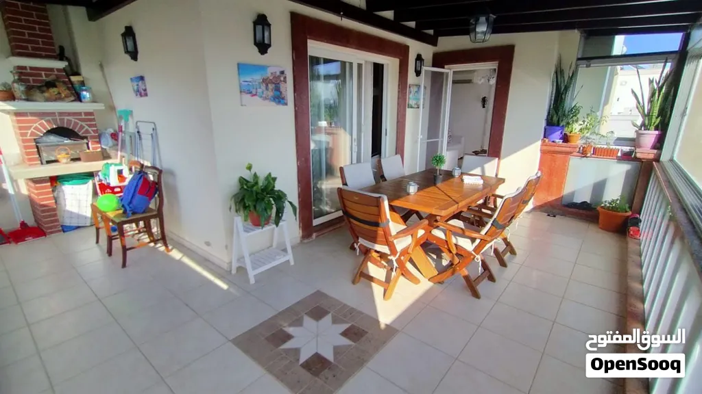 Apartment for sale in Bodrum, Turkey, with a panoramic view of Kos Island
