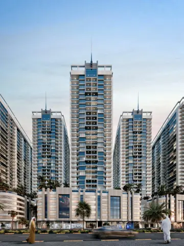 للبيع غرفة وصالة - Ajman Creek Towers Tower 1 الدور 10 اطلالة...