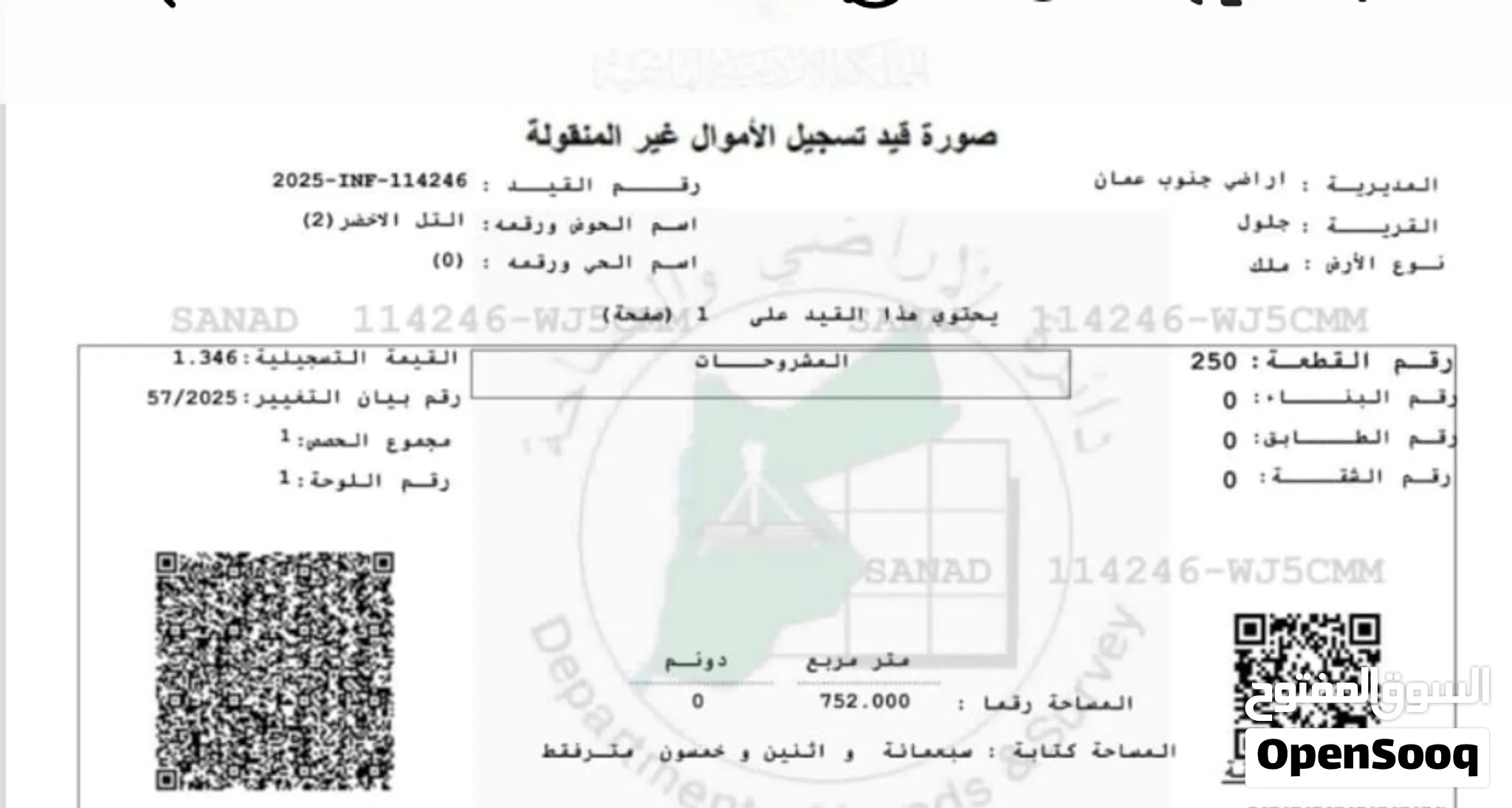 ارض موقع ممتاز للاستثمار او السكن جنوب عمان مقابل حديقة السوسنة تنظيم ب على 3 شوارع واصل كل الخدمات