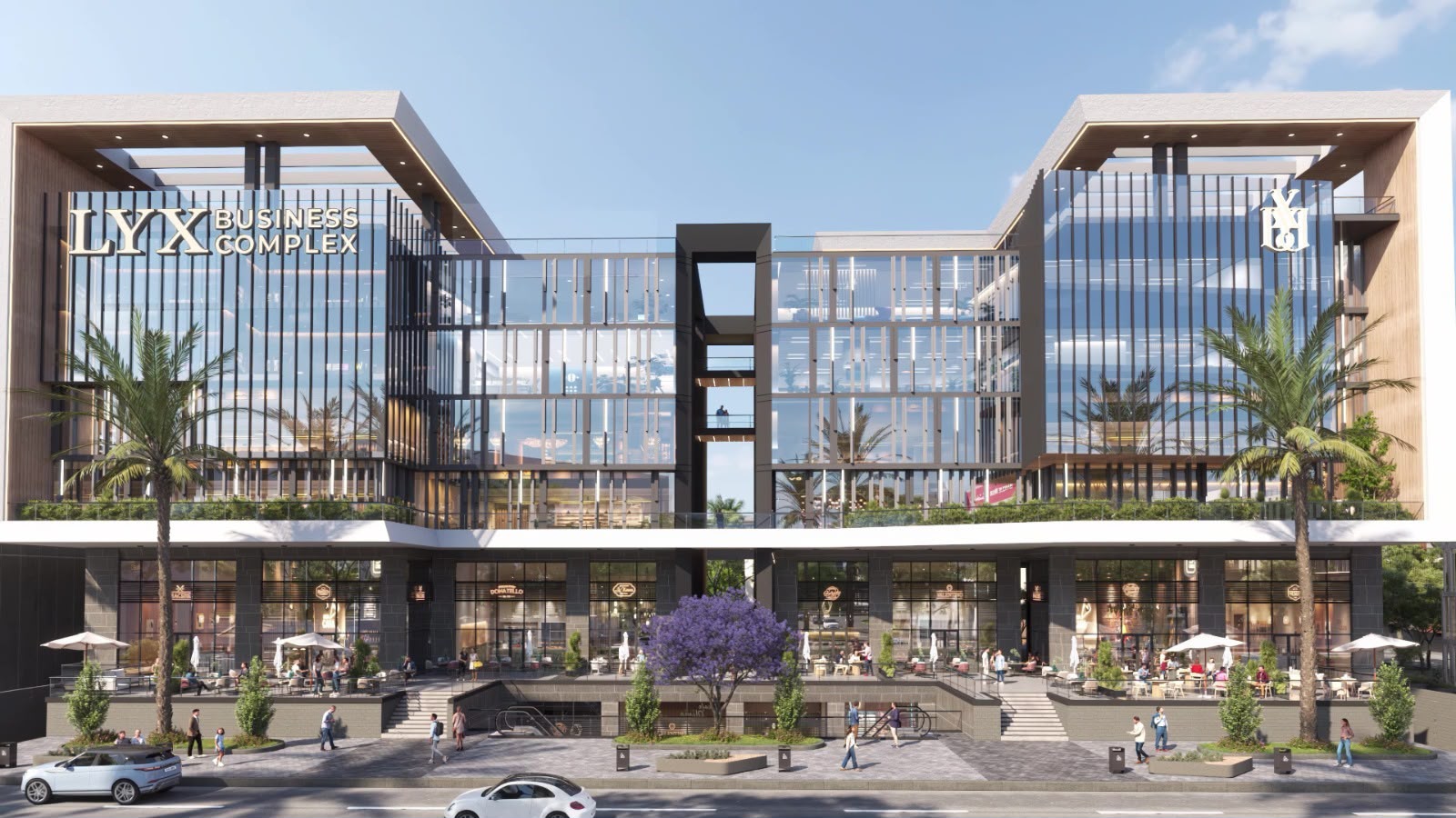 مكتبك متشطب بالتكييفات فيو على التسعين الجنوبي LYX Business Complex