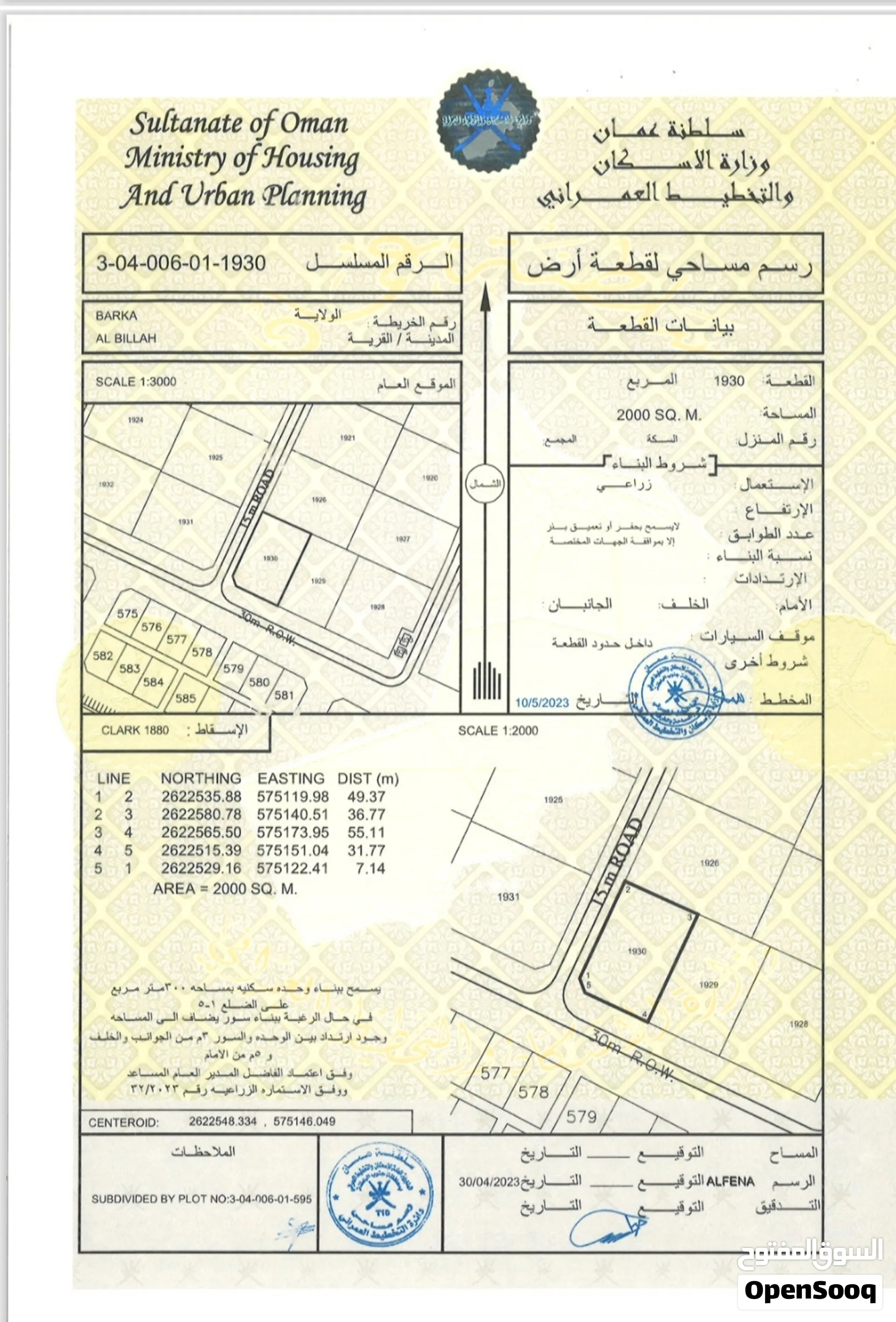 ولاية بركاء / ارض زراعية بوحدة سكنية قريب الشارع العام ومتوفر جميع الخدمات 0