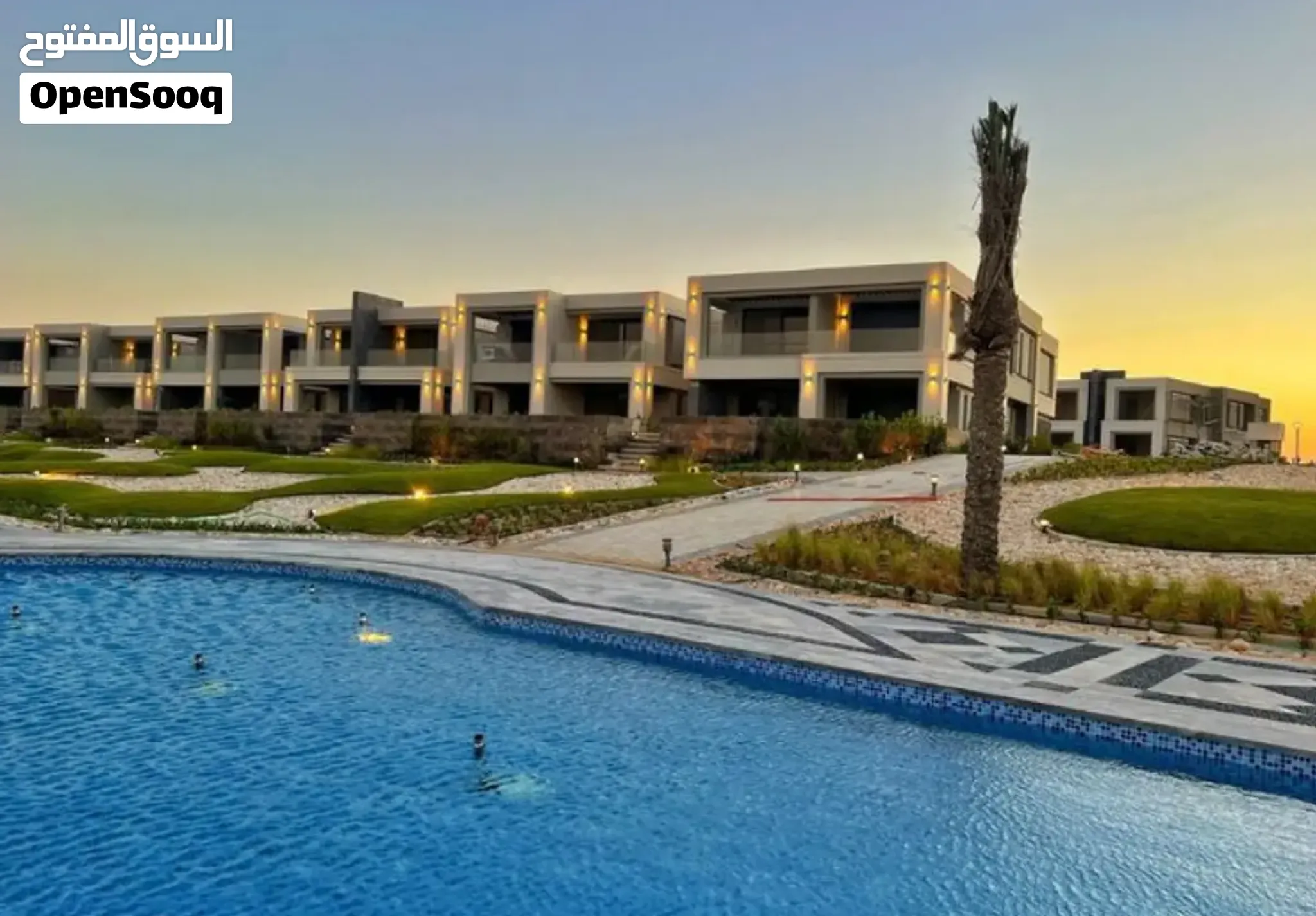 استلام فوري + تشطيب كامل ! شاليه للبيع في لافيستا رأس الحكمه La Vista Ras El Hekma sea & pool View
