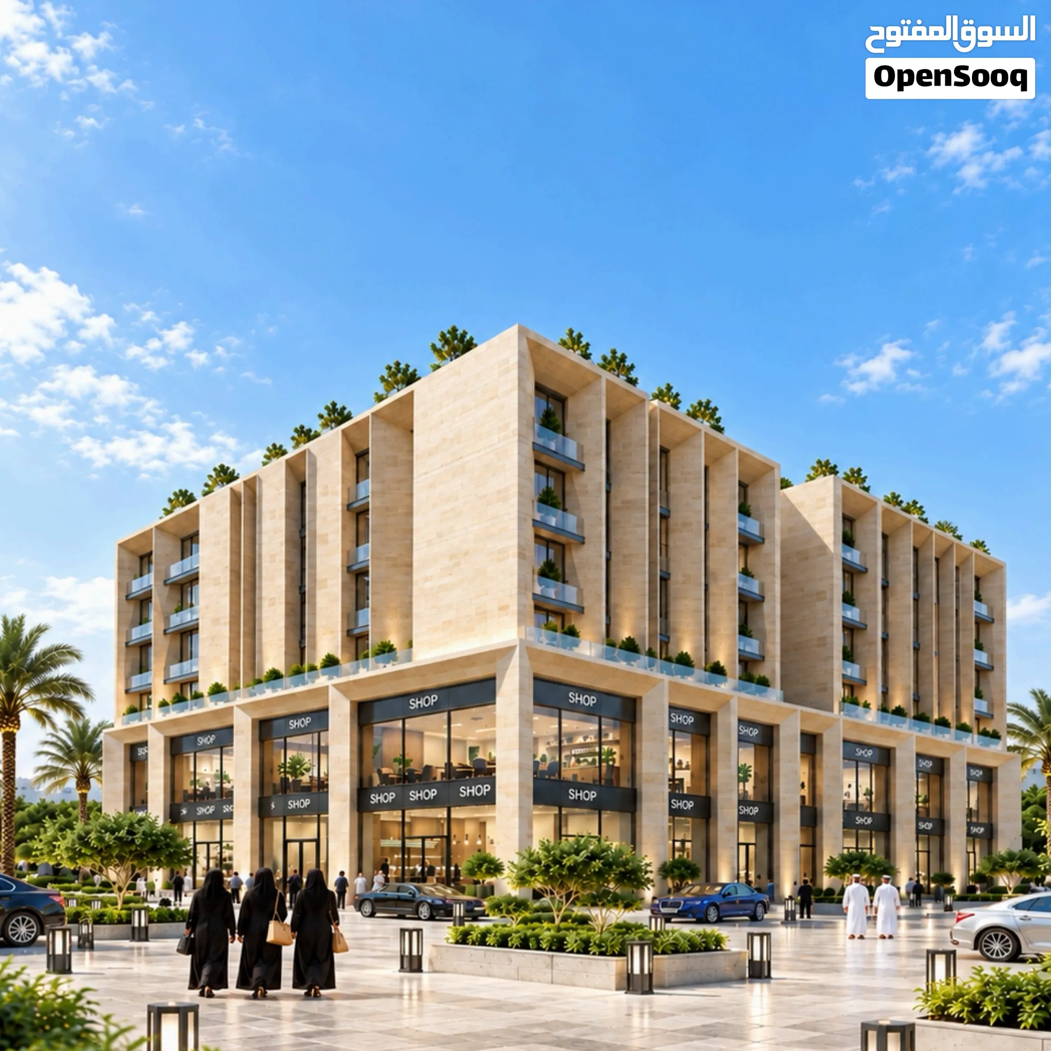 بمقدم 5000 تملك شقتك الفاخره فالخوض السابعة وعلى ثلاث شوارع رئيسية