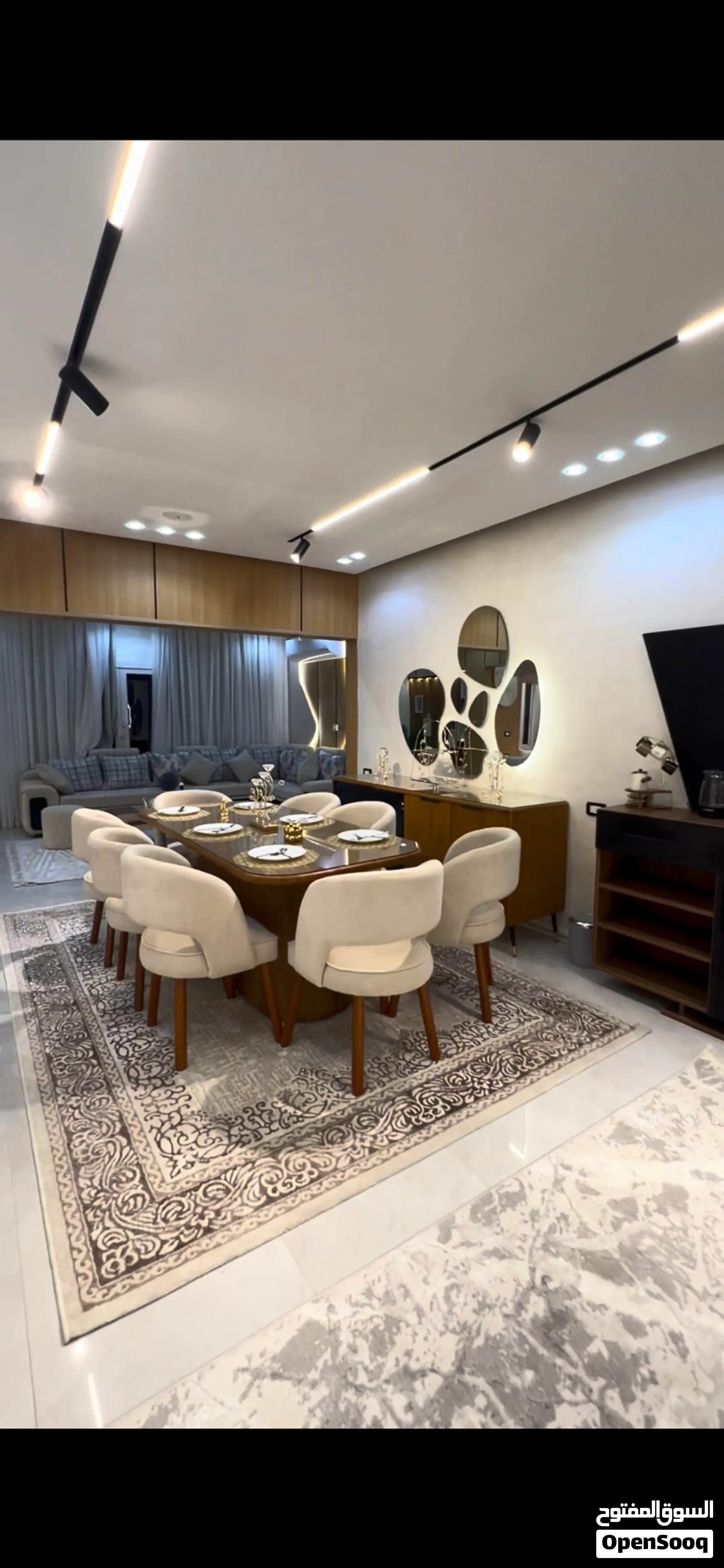 شقة فاخرة للبيع في قلب المهندسين 220م أول استخدام تشطيب Ultra Super Lux مفروشة بالكامل