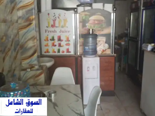 للبيع العاجل: كافيتريا مأكولات مصرية وشاورما ودجاج...