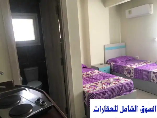 ستوديو مفروش للإيجار بالحى الاول 6 اكتوبر في...