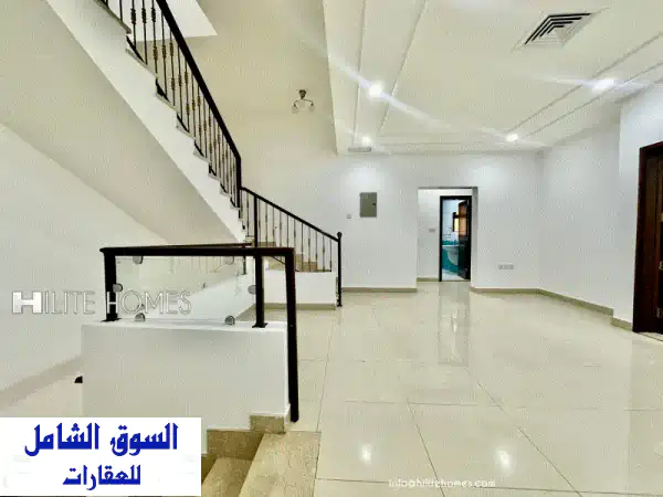 فيلا للايجار في الرميثية | ثلاثية فاخرة بمصعد خاص ومكتب منزلي | مثالية للعائلات