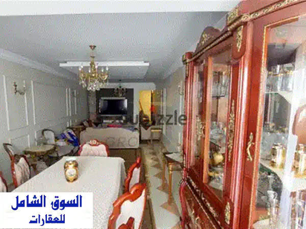 شقة للبيع 115 م  فيو مفتوح علي الشارع