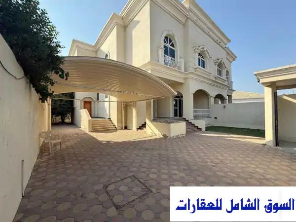 فيلا للإيجار بالجزات الشارقة: 4 غرف نوم، شارع رئيسي، تصميم عملي ومساحات واسعة للعائلات | تسهيلات سداد