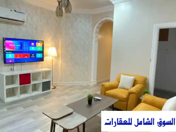 شقة مفروشة فاخرة للإيجار بجدة - حي الحمراء | 3 غرف...