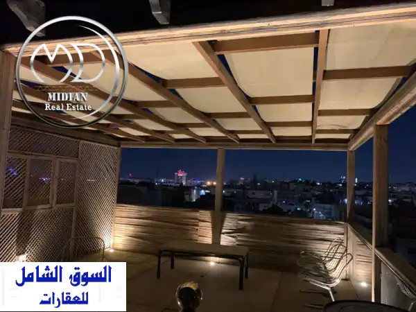 رووف مفروش سوبر ديلوكس للإيجار بالشميساني |...