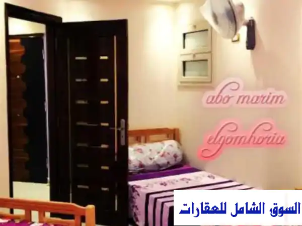 شقة للإيجار اليومي الفاخر ببورفؤاد | سوبر لوكس مفروشة 2 نوم 5 سرير قرب المعدية (شاملة كل شيء)