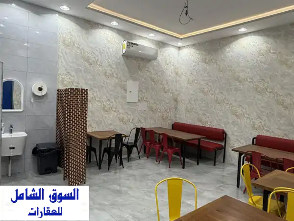 محل بروست وشاورما للتقبيل موقع العرفاء الإيجار 37000 فتح وحدة