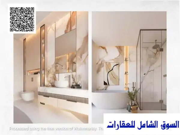 1 غرفة مفروش بالكامل اطلالات للبيحرة...