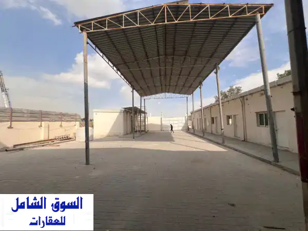 مصنع للإيجار في الصجعة  مساحة واسعة وموقع عملي...