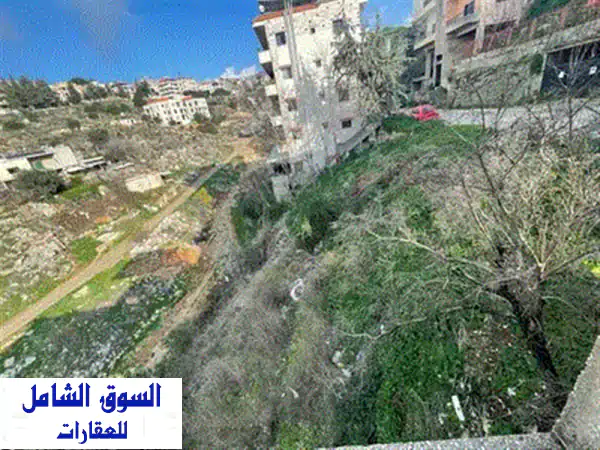 فرصة استثمارية ذهبية: أرض للبيع في عاليه عيتات | إطلالة بانورامية على بيروت والبحر | 1139م² لمشروعك السكني أو السياحي