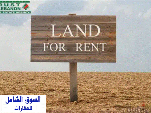 ارض 980 م للإيجار خلف مطعم الساحة