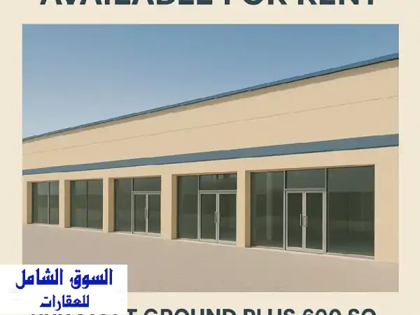 فرصة لا تعوض! محل تجاري ضخم للايجار في عجمان الصناعية...