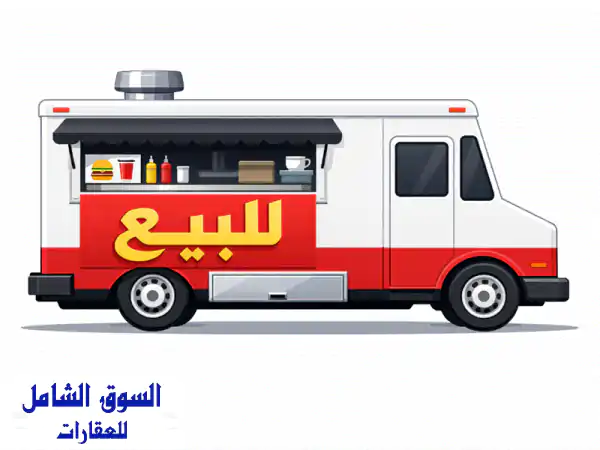 فود تراك للبيع  مجهز بالكامل ويعمل حاليا،...
