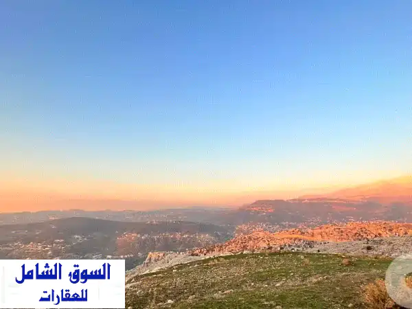 فرصة استثنائية: أرض 1720م² بمنظر بانورامي خلاب...