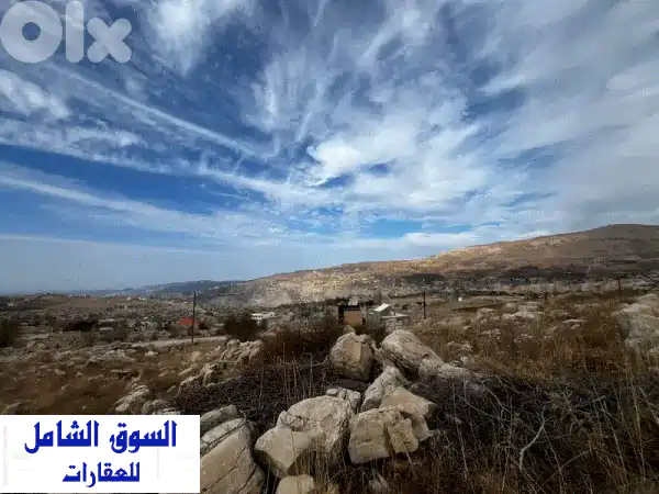 فرصة العمر في ترشيش: أرض 980 م² بإطلالة جبلية خلابة...