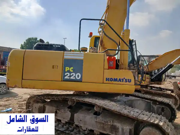 احجز الآن: حفارة كوماتسو باكت وجاك همر للإيجار الشهري...