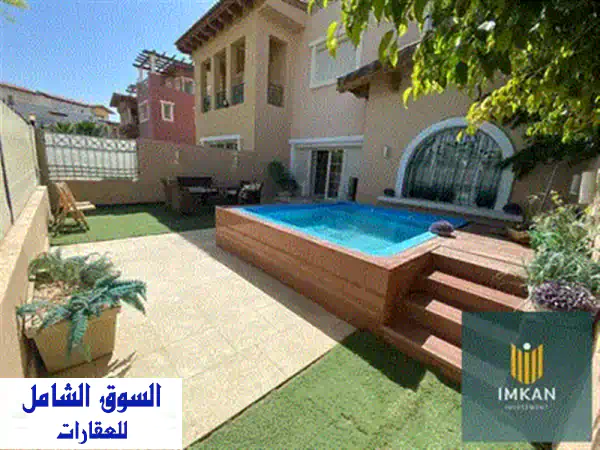 فرصة حصرية! توين هاوس مودرن 280م جاهز للسكن بـ لافيستا سيتي العاصمة الإدارية | بسعر شقة لسرعة البيع