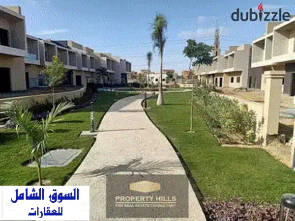 فرصة ذهبية: شقة أرضي بحديقة خاصة 190م بالخمايل 3 (ألف) - أول سكن، هاي سوبر لوكس | موقع استثنائي خلف مسجد الشرطة | بحري وفيو مفتوح!